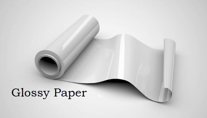 Glossy paper